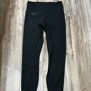 Under Armour Women's Motion Ankle Leggings Black W Jet Grey SZ S